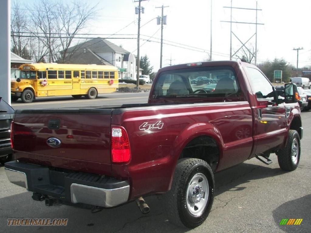 2008 Ford F250 Super Duty XL Regular Cab 4x4 in Dark Toreador Red photo