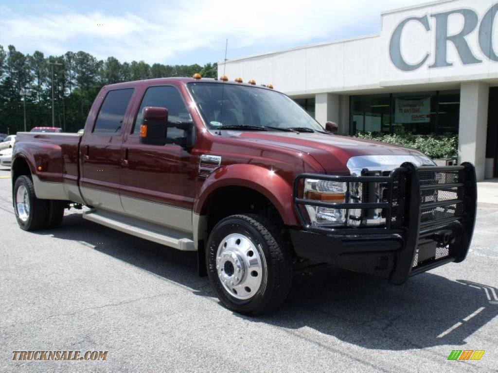 2008 Ford F450 Super Duty King Ranch Crew Cab 4x4 Dually in Dark Copper