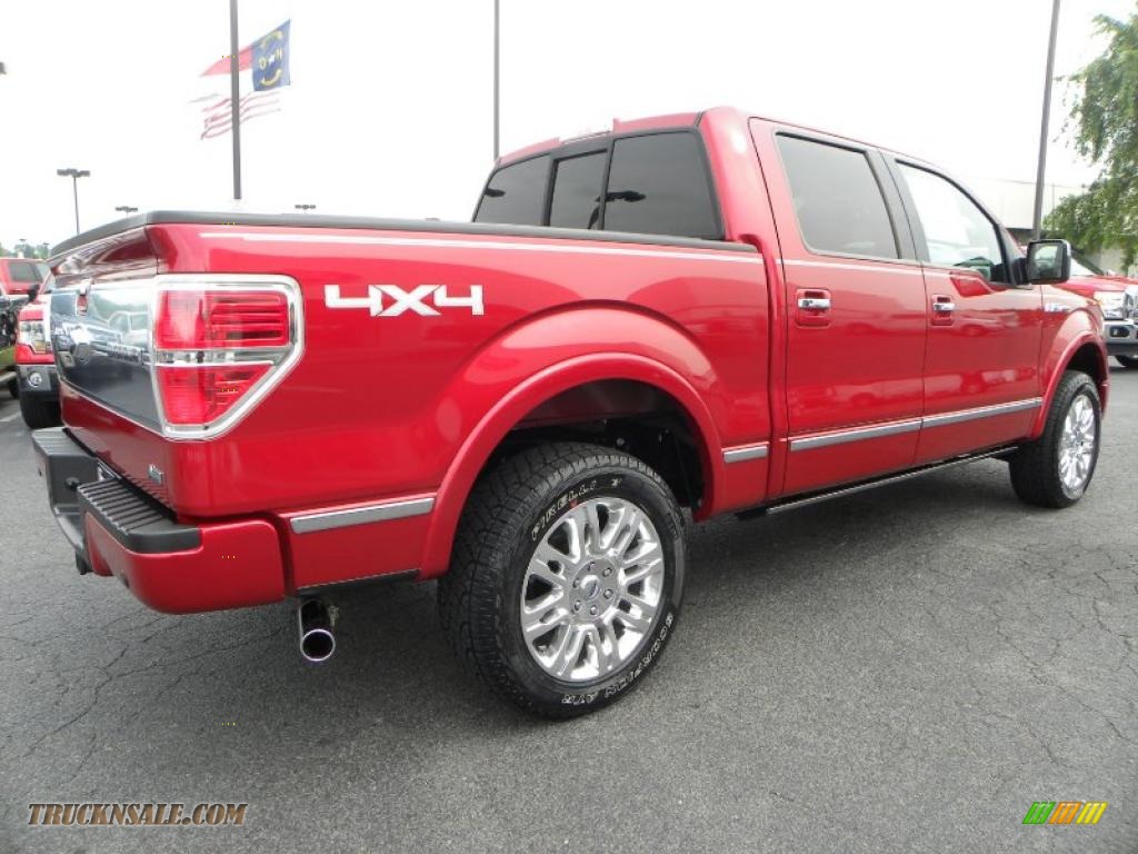 2010 Ford F150 Platinum SuperCrew 4x4 in Red Candy ...