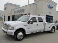 Ford F550 Super Duty Lariat Crew Cab 4x4 Chassis Fifth Wheel Oxford White photo #1