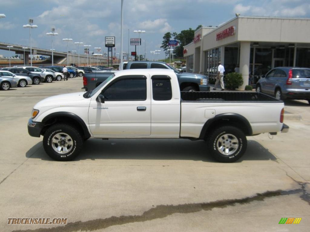 1999 Tacoma SR5 Extended Cab 4x4 - Natural White / Gray photo #2