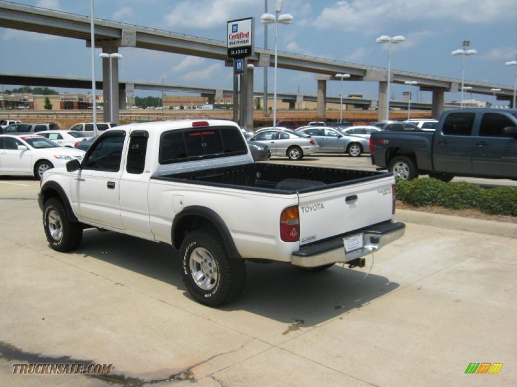 1999 Tacoma SR5 Extended Cab 4x4 - Natural White / Gray photo #3