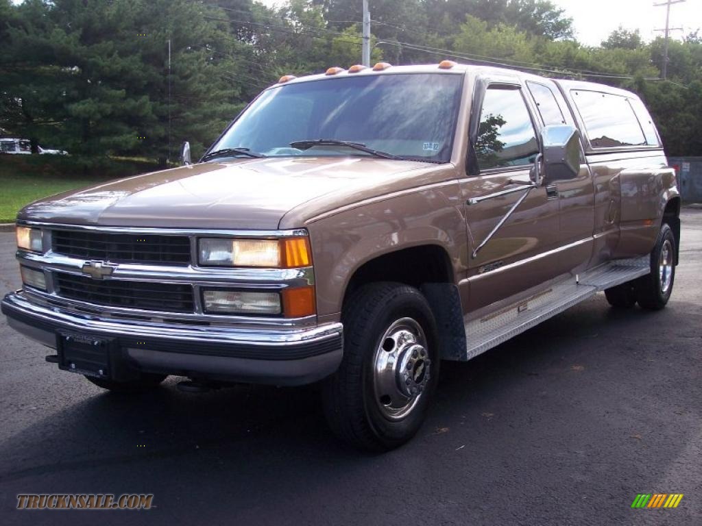 1996 Chevrolet C/K 3500 C3500 Extended Cab Dually in Light Autumnwood 1996 Chevy 3500 6.5 Turbo Diesel