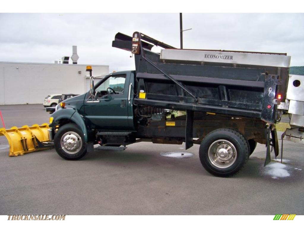 Ford F650 Pickup on 2007 Ford F650 Super Duty Xlt Regular Cab Dump Truck In Forest Green