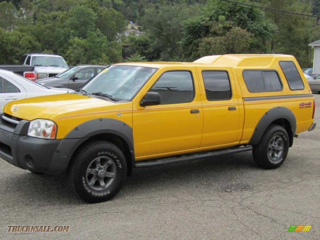 2002 Nissan frontier yellow #9