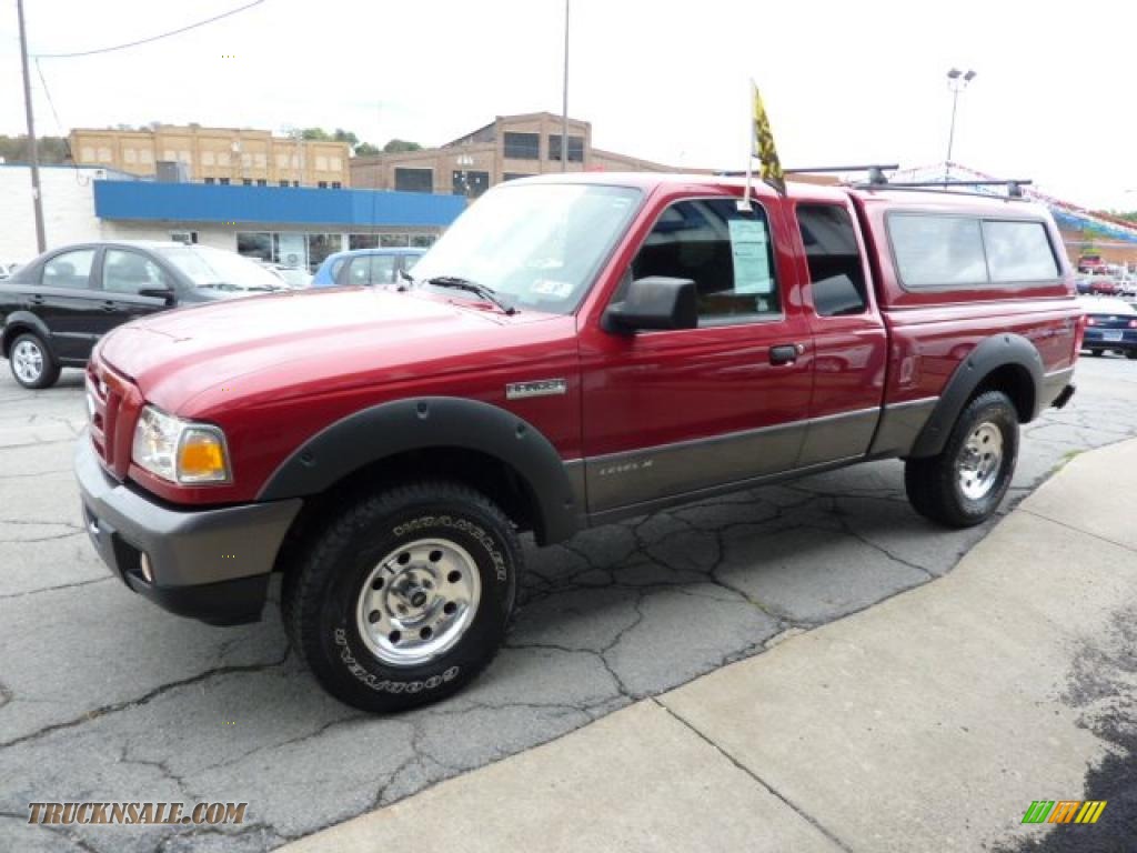 2006 Ford Ranger Fx4 Level Ii Supercab 4x4 In Redfire Metallic Photo 5