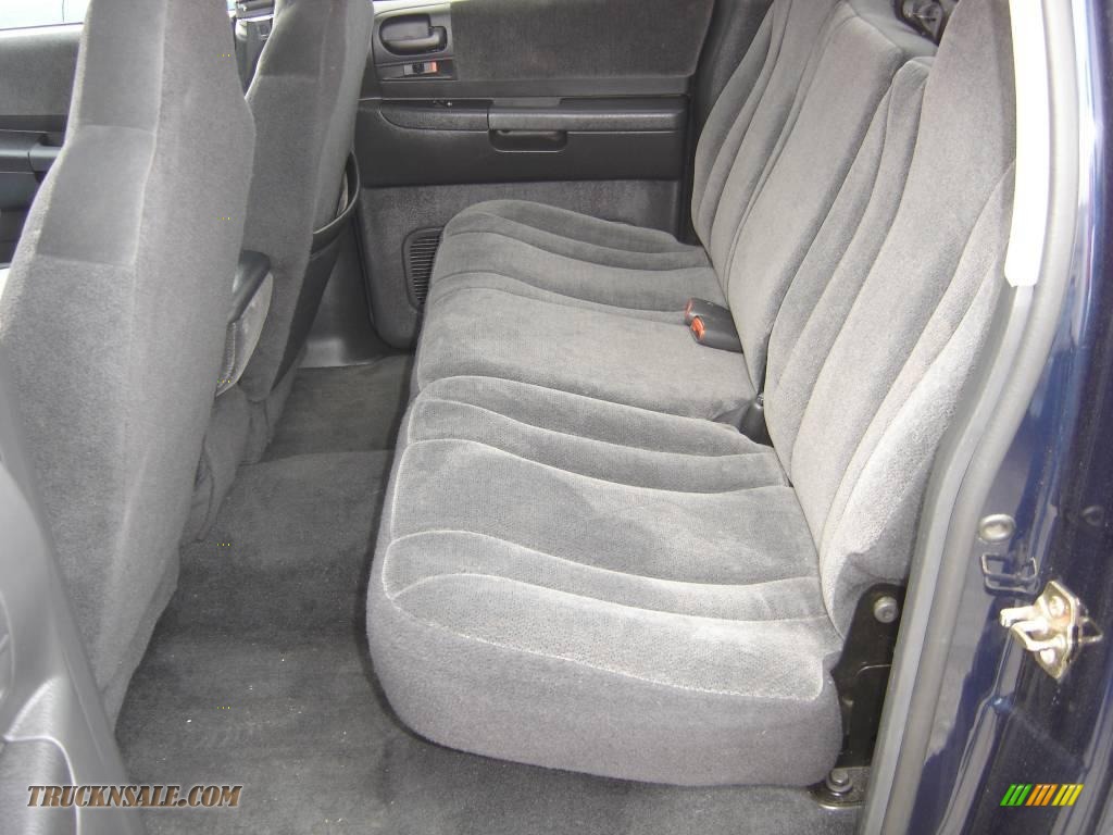 2003 Dakota Quad Cab 4x4 - Patriot Blue Pearl / Dark Slate Gray photo #15