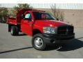 Dodge Ram 3500 ST Regular Cab 4x4 Chassis Dump Truck Flame Red photo #1
