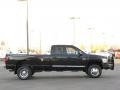Dodge Ram 3500 Laramie Quad Cab 4x4 Dually Brilliant Black Crystal Pearl photo #14