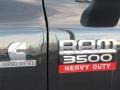 Dodge Ram 3500 Laramie Quad Cab 4x4 Dually Brilliant Black Crystal Pearl photo #20
