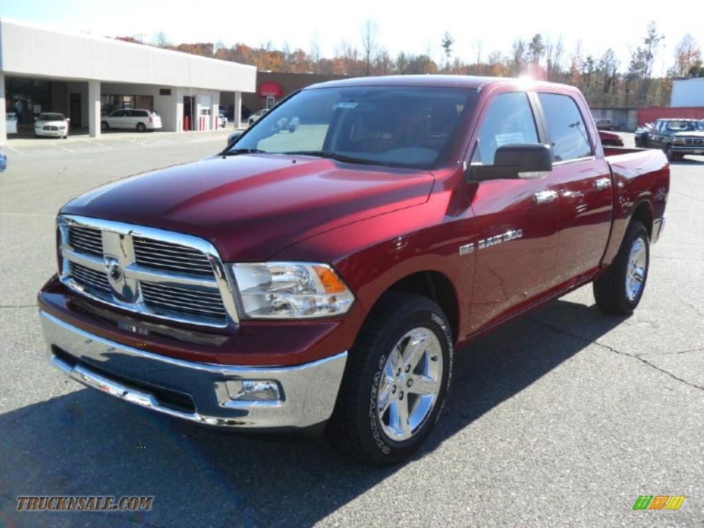 2011 Dodge Ram 1500 Big Horn Crew Cab In Deep Cherry Red Crystal Pearl 541513 Truck N Sale 4540