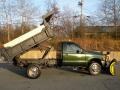 Ford F550 Super Duty XL Regular Cab 4x4 Dump Truck Woodland Green Metallic photo #4