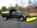 Ford F550 Super Duty XL Regular Cab 4x4 Dump Truck Woodland Green Metallic photo #13