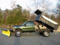 Ford F550 Super Duty XL Regular Cab 4x4 Dump Truck Woodland Green Metallic photo #23