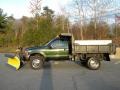 Ford F550 Super Duty XL Regular Cab 4x4 Dump Truck Woodland Green Metallic photo #24