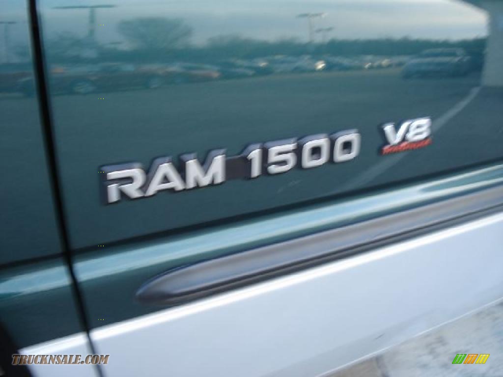 1998 Ram 1500 Laramie SLT Extended Cab 4x4 - Emerald Green Pearl / Gray photo #33