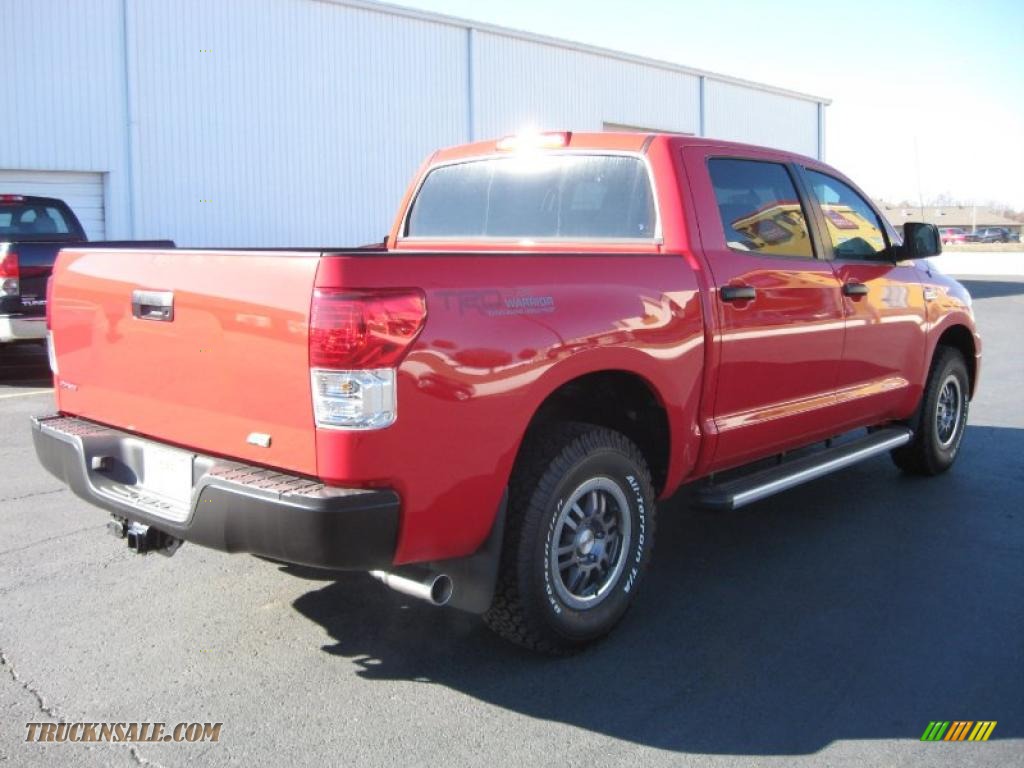 2011 Toyota Tundra TRD Rock Warrior CrewMax 4x4 in Radiant Red photo #6