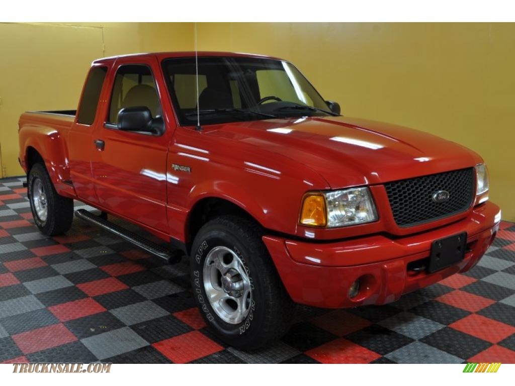 2003 Ranger Edge SuperCab 4x4 - Bright Red / Dark Graphite photo #1