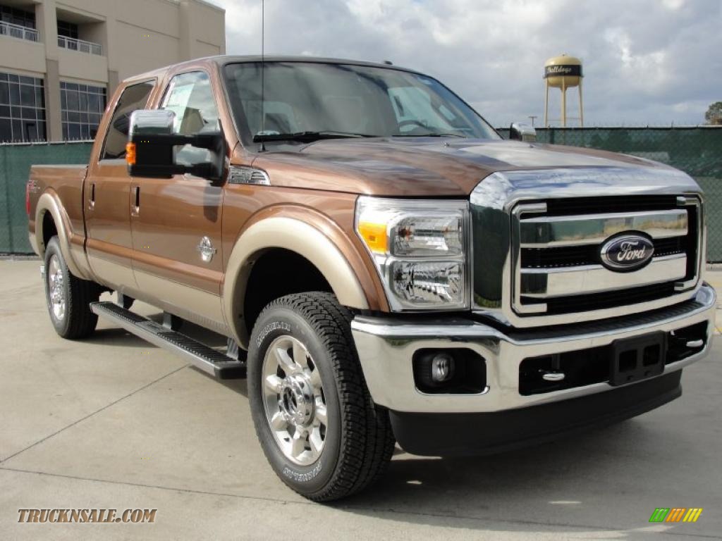 2011 Ford F250 Super Duty Lariat Crew Cab 4x4 in Golden Bronze Metallic