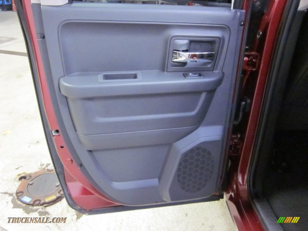 2011 Ram 1500 Laramie Quad Cab 4x4 - Deep Cherry Red Crystal Pearl / Dark Slate Gray photo #15