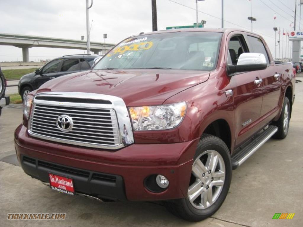 2010 Toyota Tundra Limited CrewMax 4x4 in Salsa Red Pearl photo #3