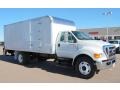 Ford F650 Super Duty XL Regular Cab Moving Truck Oxford White photo #3