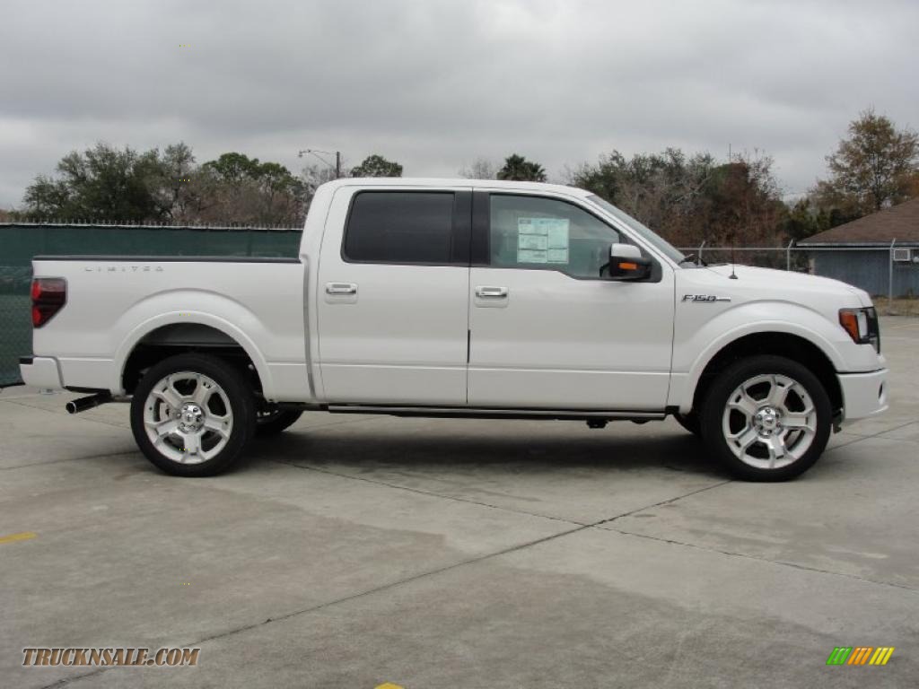 2011 F150 Limited SuperCrew 4x4 - White Platinum Metallic Tri-Coat / Steel Gray/Black photo #2