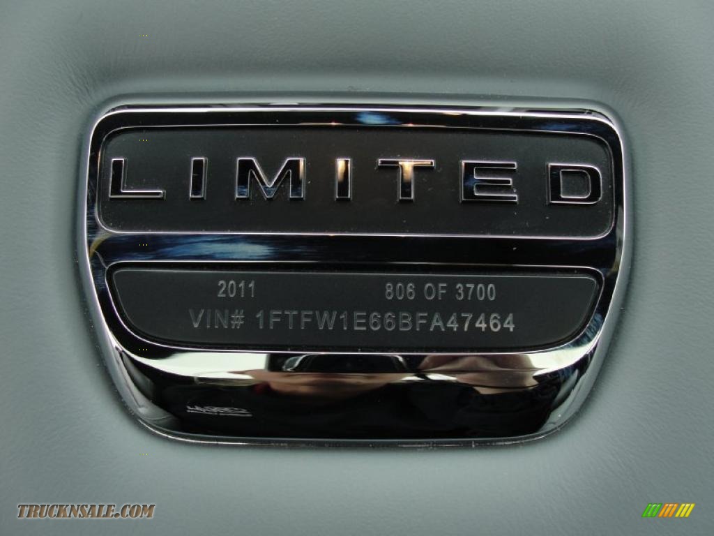 2011 F150 Limited SuperCrew 4x4 - White Platinum Metallic Tri-Coat / Steel Gray/Black photo #30