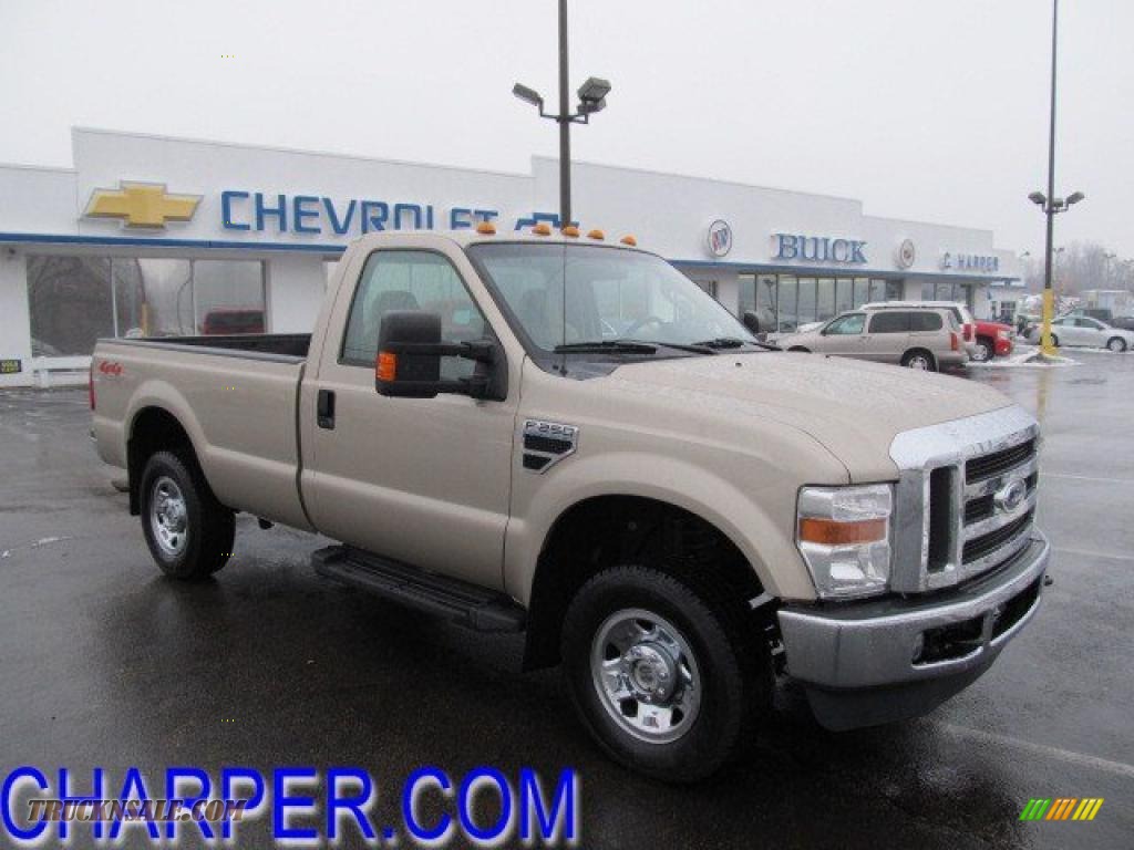 2008 Ford F250 Super Duty XLT Regular Cab 4x4 in Pueblo Gold Metallic