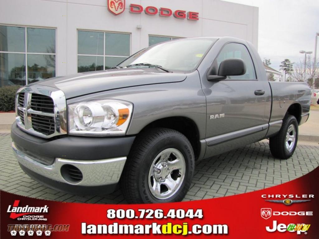 2008 Dodge Ram 1500 Sxt Regular Cab In Mineral Gray Metallic 146808