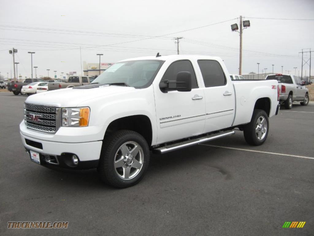 2011 Gmc Sierra 2500hd Denali Crew Cab 4x4 In Summit White - 181248 