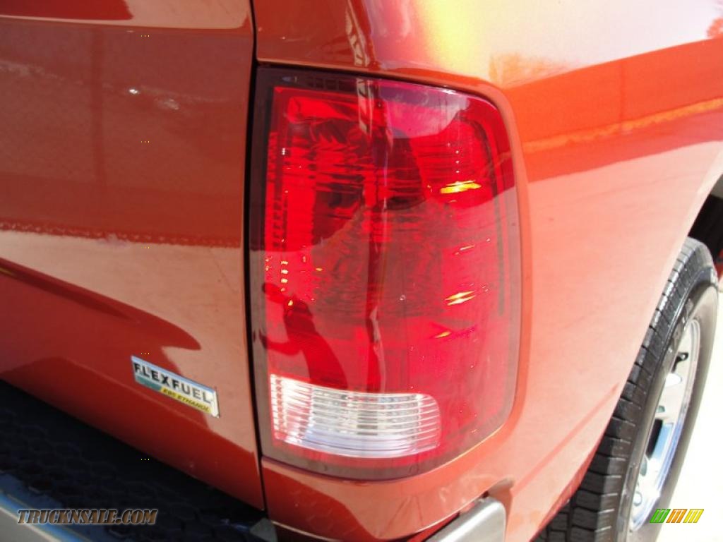 2009 Ram 1500 ST Quad Cab - Sunburst Orange Pearl / Dark Slate/Medium Graystone photo #20