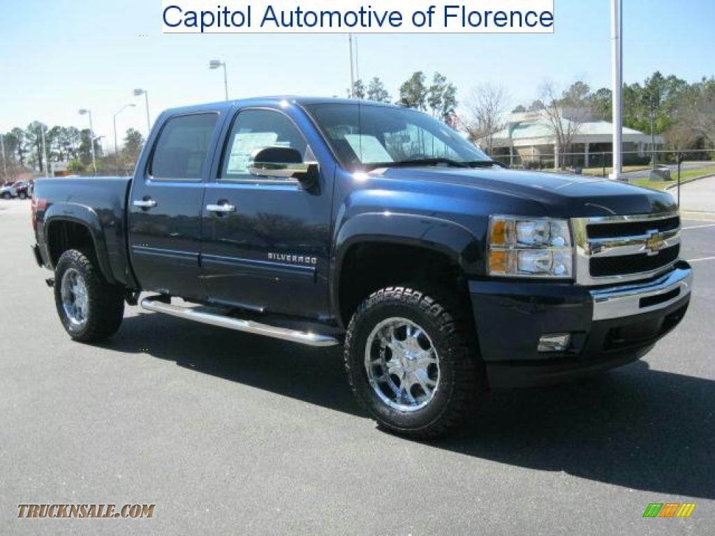 2011 Chevrolet Silverado 1500 Lt Crew Cab 4x4 In Imperial Blue Metallic