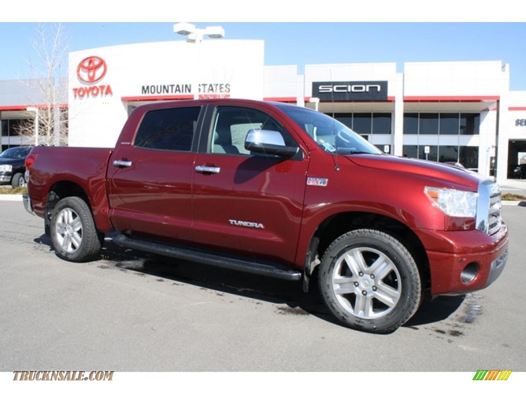 red toyota tundra crewmax for sale #1