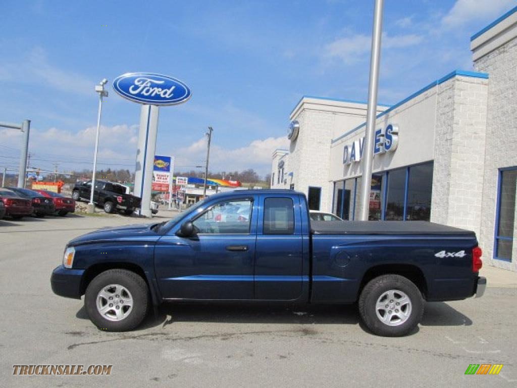 2006 Dodge Dakota Slt Club Cab 4x4 In Patriot Blue Pearl Photo 2