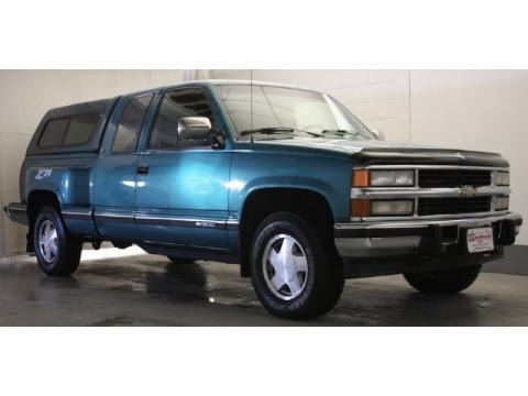 Light Quasar Blue Metallic 1994 Chevrolet C/K K1500 Z71 Extended Cab 4x4