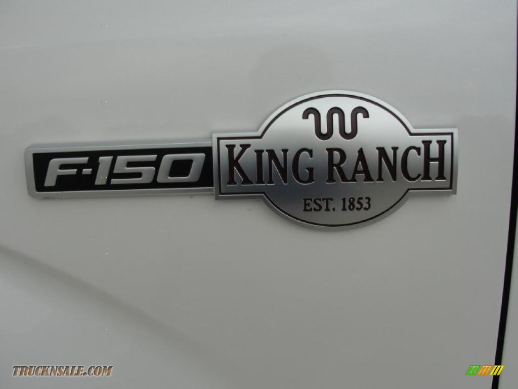 2011 F150 King Ranch SuperCrew 4x4 - White Platinum Metallic Tri-Coat / Chaparral Leather photo #13