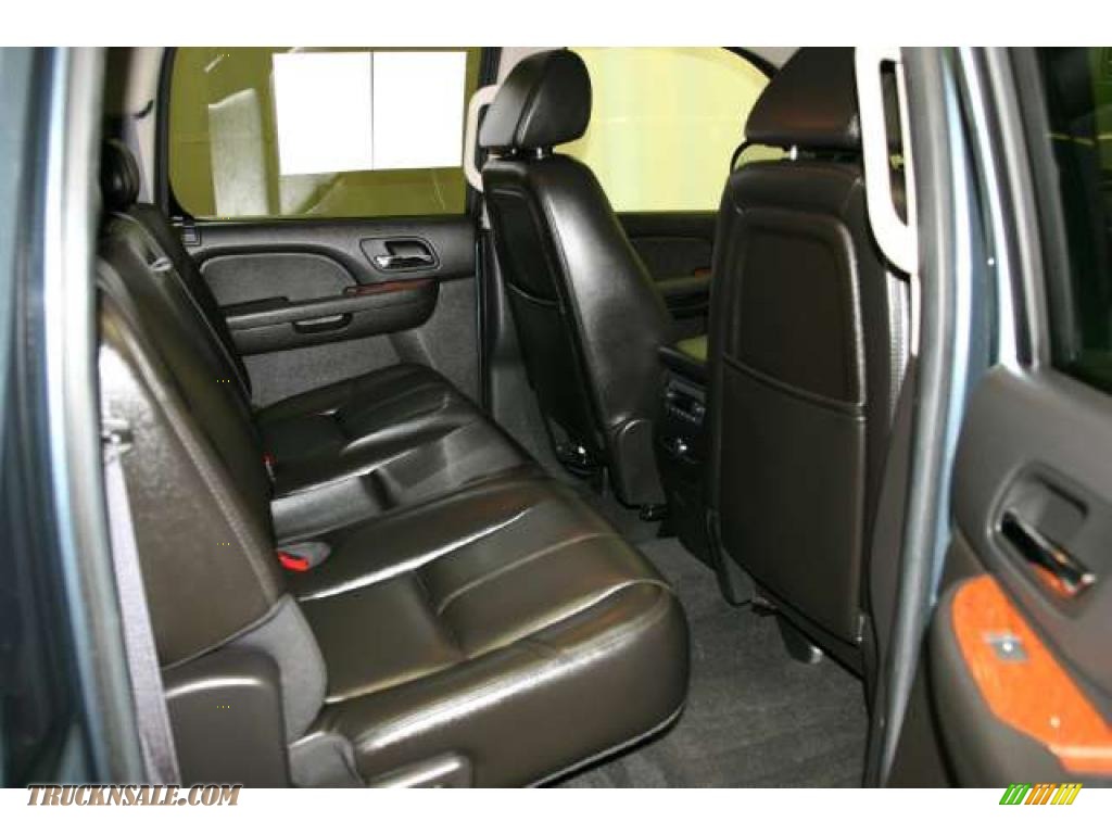 2007 Sierra 1500 SLT Crew Cab 4x4 - Stealth Gray Metallic / Ebony Black photo #16