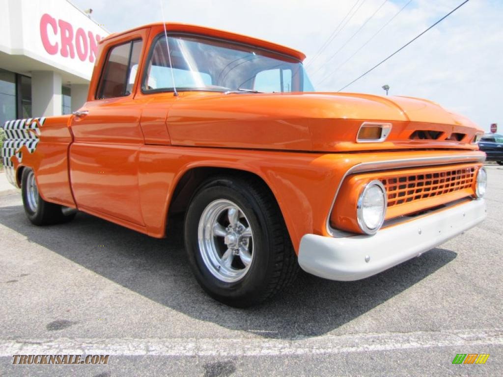 Custom Orange / Gray Chevrolet C/K C10 Pro Street Truck