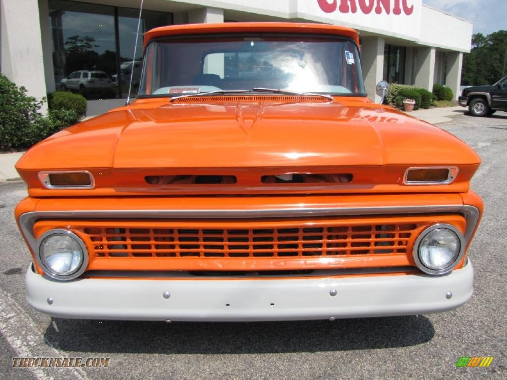 1963 C/K C10 Pro Street Truck - Custom Orange / Gray photo #2