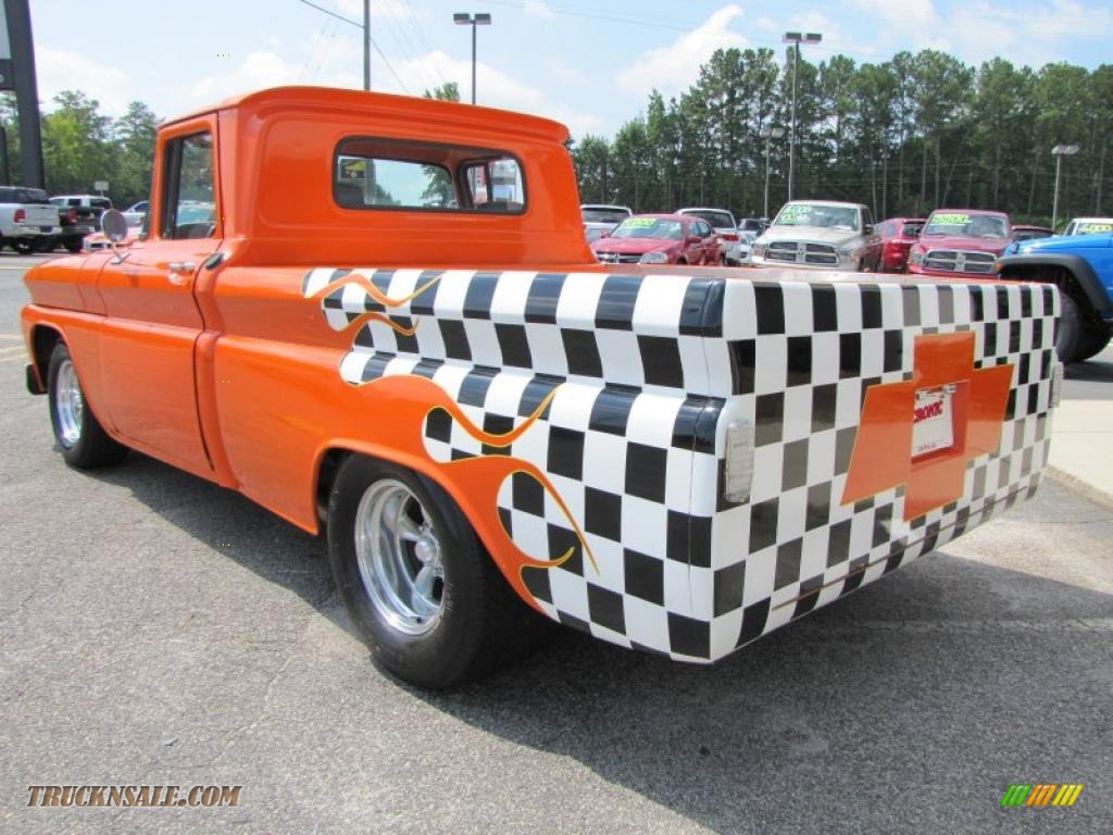 1963 C/K C10 Pro Street Truck - Custom Orange / Gray photo #5