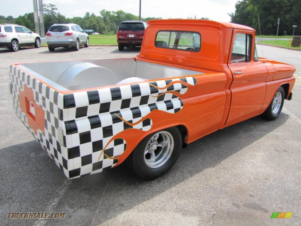 1963 C/K C10 Pro Street Truck - Custom Orange / Gray photo #7