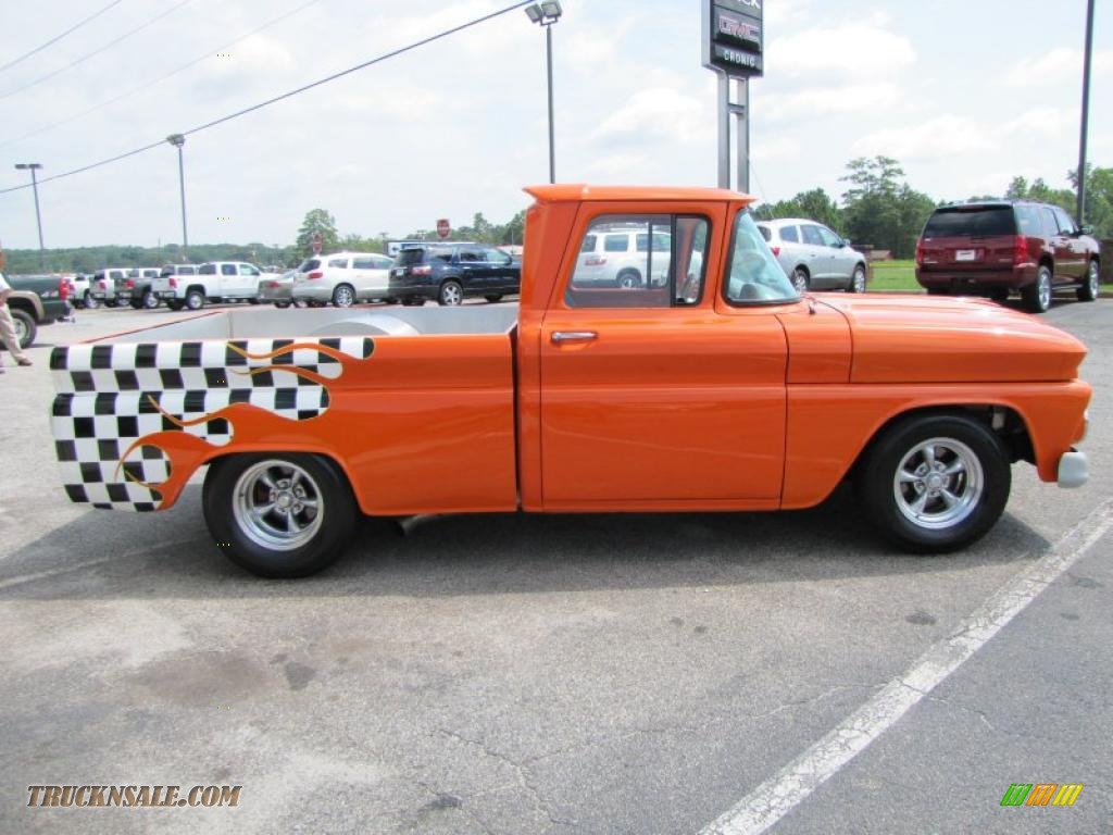 1963 C/K C10 Pro Street Truck - Custom Orange / Gray photo #8