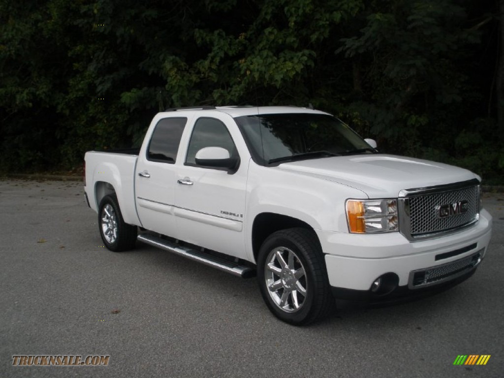 2008 Gmc Sierra 1500 Denali Crew Cab Awd In Summit White Photo 13