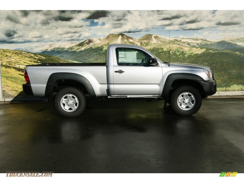 2012 Toyota Tacoma Regular Cab 4x4 In Silver Streak Mica Photo 2