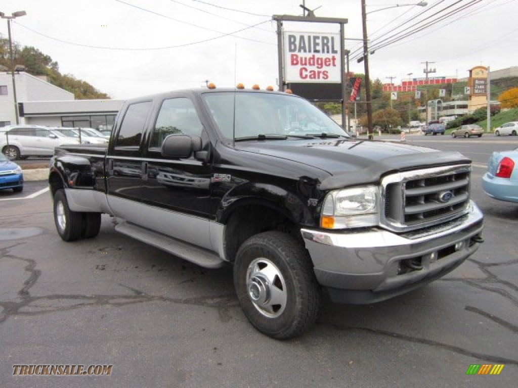 2003 Ford F350 Super Duty Lariat Crew Cab 4x4 Dually In Black C81860