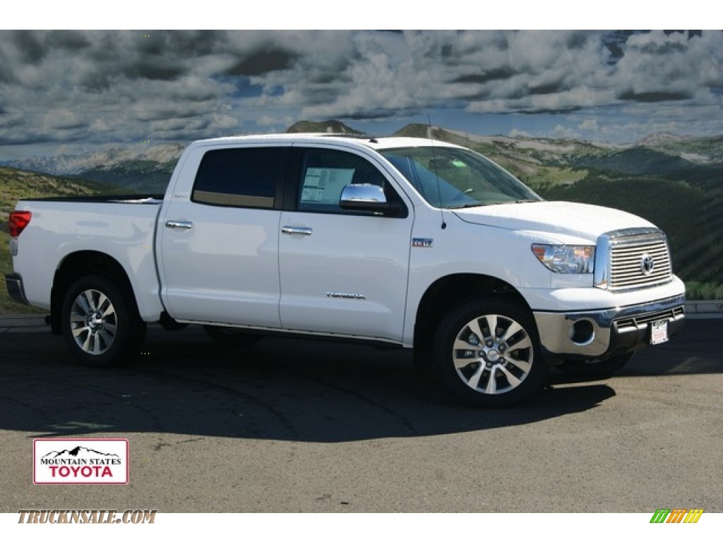 2012 Toyota Tundra Platinum Crewmax 4x4 In Super White Photo 8