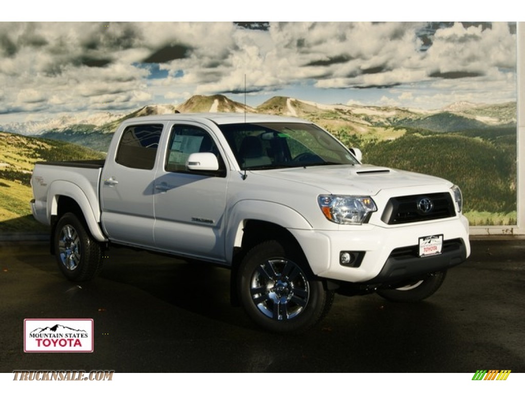 2012 toyota tacoma trd sport white #4