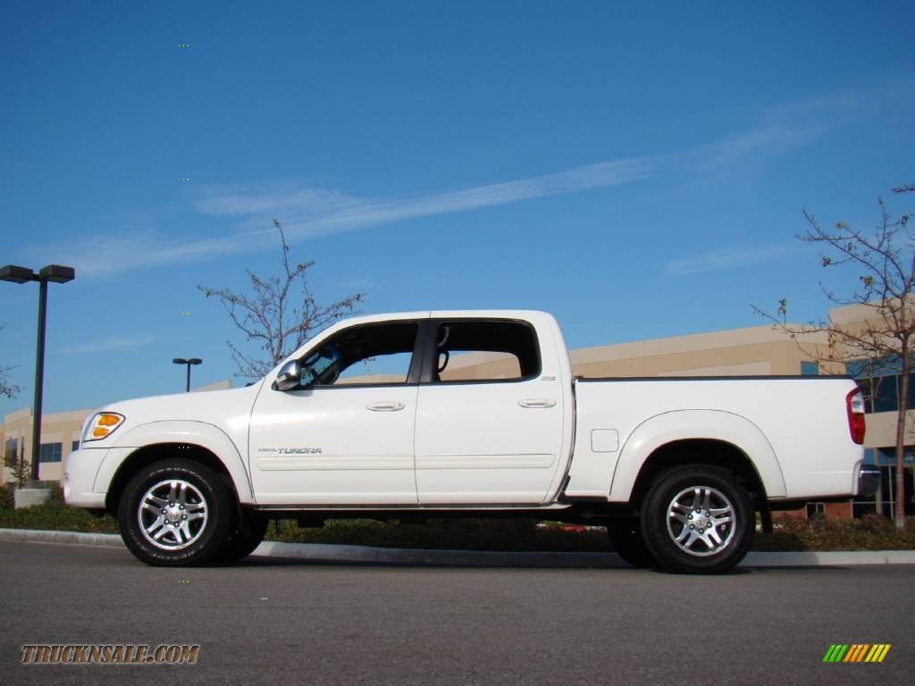 Natural White / Light Charcoal Toyota Tundra SR5 Double Cab