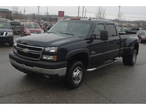 Dark Blue Metallic 2006 Chevrolet Silverado 3500 LT Crew Cab 4x4 Dually Dark Blue Metallic 2006 Chevrolet Silverado 3500 LT Crew Cab 4x4 Dually